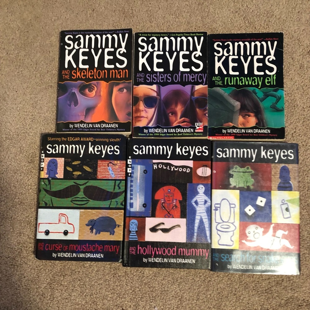 Sammy keys books set of 6 in used condition. Numbers 2,3,4,5,6,and 7
